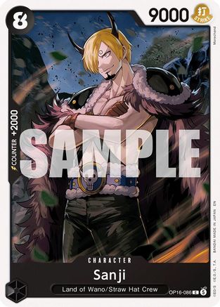 Sanji (OP16-086) [The Time of Battle] One Piece Single Bandai