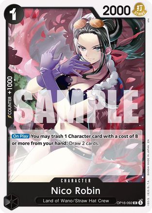 Nico Robin (OP16-092) [The Time of Battle] One Piece Single Bandai