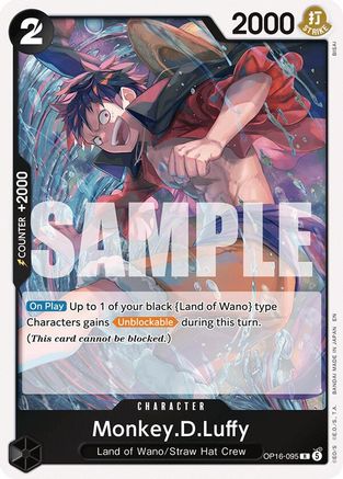Monkey.D.Luffy (095) (OP16-095) [The Time of Battle] Foil One Piece Single Bandai