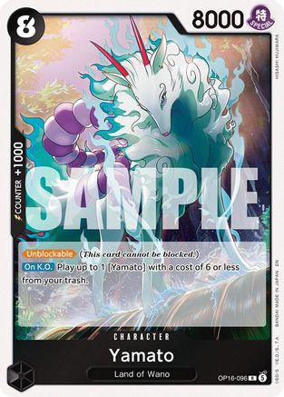 Yamato (096) (OP16-096) [The Time of Battle] Foil One Piece Single Bandai