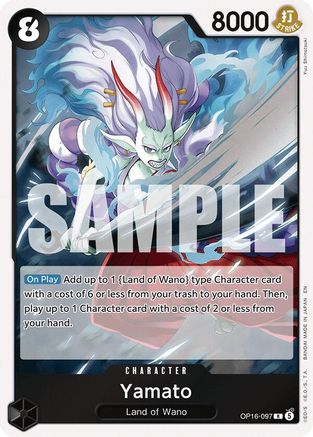 Yamato (097) (OP16-097) [The Time of Battle] Foil One Piece Single Bandai