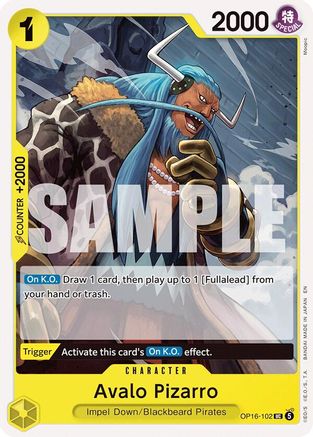 Avalo Pizarro (OP16-102) [The Time of Battle] One Piece Single Bandai