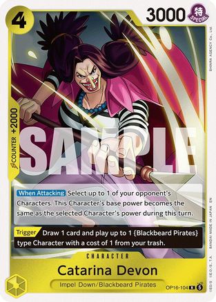 Catarina Devon (OP16-104) [The Time of Battle] Foil One Piece Single Bandai
