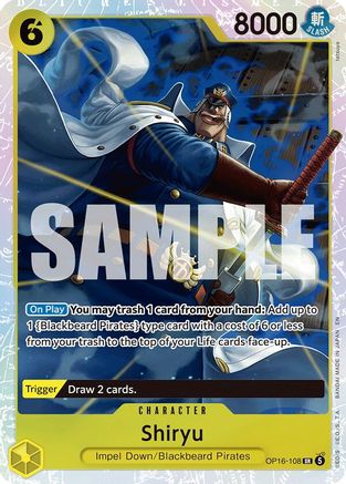 Shiryu (OP16-108) [The Time of Battle] Foil One Piece Single Bandai