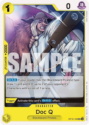 Doc Q (OP16-109) [The Time of Battle] One Piece Single Bandai