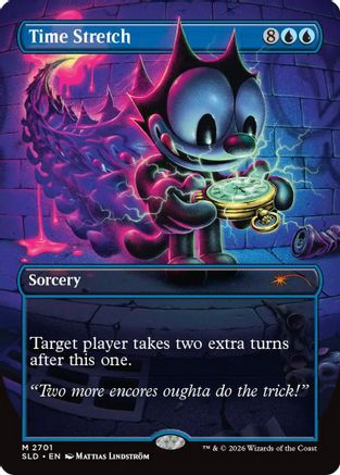 Time Stretch (2701) (SLD-2701) [Secret Lair] Drop Series Foil MTG Single Wizards of the Coast