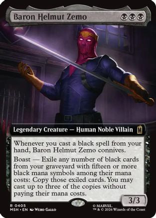 Baron Helmut Zemo (MSH-405) [Marvel Super Heroes] MTG Single Wizards of the Coast