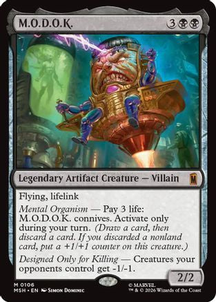 M.O.D.O.K. (MSH-106) [Marvel Super Heroes] MTG Single Wizards of the Coast