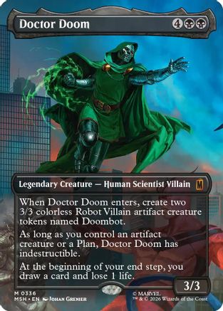 Doctor Doom (336) (MSH-336) [Marvel Super Heroes] Foil MTG Single Wizards of the Coast