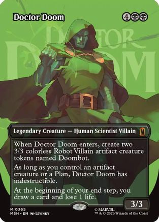 Doctor Doom (365) (MSH-365) [Marvel Super Heroes] MTG Single Wizards of the Coast