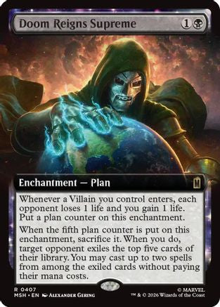Doom Reigns Supreme (MSH-407) [Marvel Super Heroes] MTG Single Wizards of the Coast
