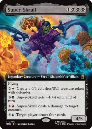 Super-Skrull (MSH-409) [Marvel Super Heroes] Foil MTG Single Wizards of the Coast