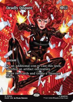 Deadly Dispute (MAR-064) [Marvel Universe Eternal-Legal] MTG Single Wizards of the Coast
