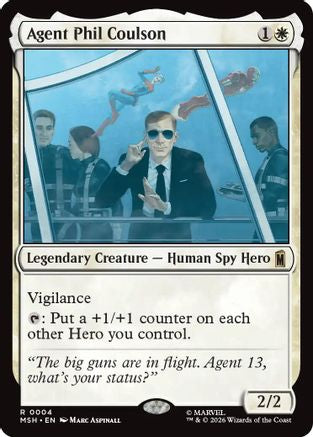 Agent Phil Coulson (MSH-004) [Marvel Super Heroes] MTG Single Wizards of the Coast