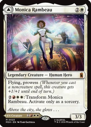 Monica Rambeau (MSH-023) [Marvel Super Heroes] Foil MTG Single Wizards of the Coast