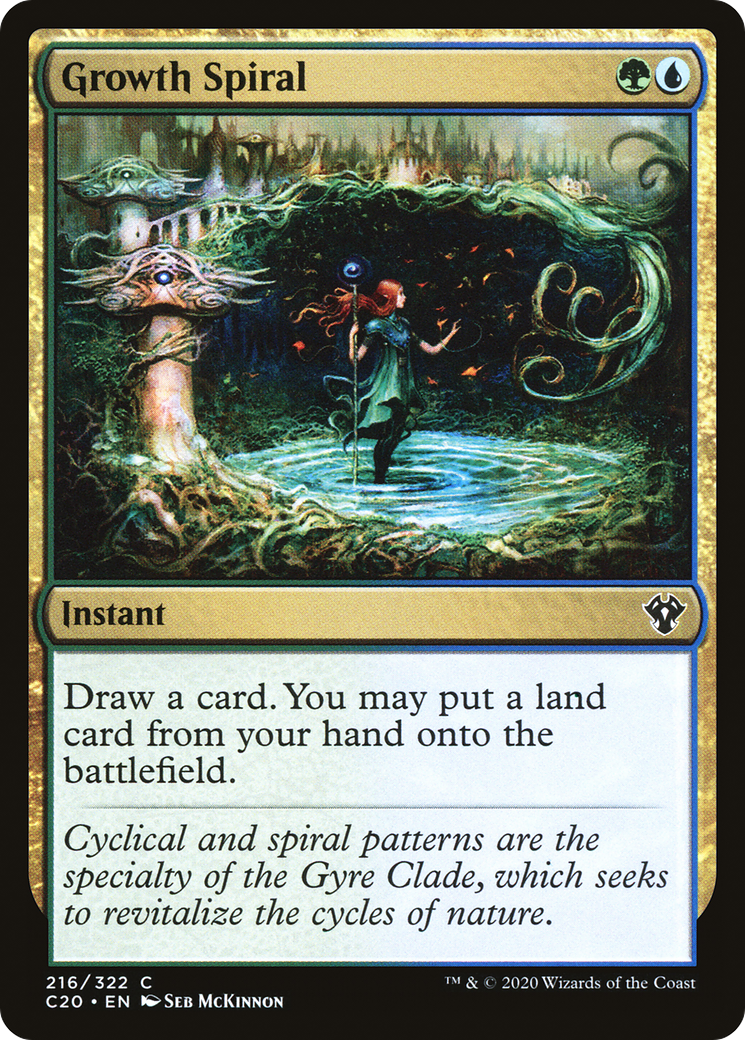 Growth Spiral (C20-216) [Commander 2020] MTG Single Wizards of the Coast