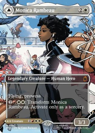Monica Rambeau (0345) (MSH-345) [Marvel Super Heroes] MTG Single Wizards of the Coast