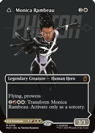 Monica Rambeau (0356) (MSH-356) [Marvel Super Heroes] Foil MTG Single Wizards of the Coast