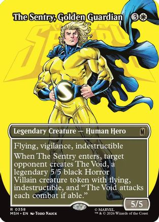 The Sentry, Golden Guardian (MSH-358) [Marvel Super Heroes] MTG Single Wizards of the Coast