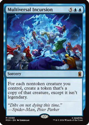 Multiversal Incursion (MSH-068) [Marvel Super Heroes] MTG Single Wizards of the Coast