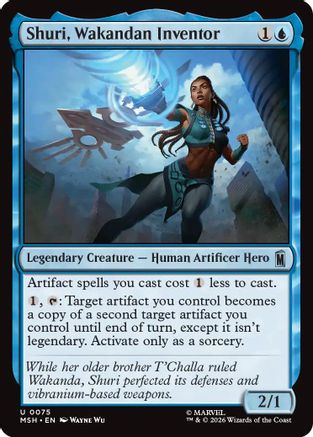 Shuri, Wakandan Inventor (MSH-075) [Marvel Super Heroes] Foil MTG Single Wizards of the Coast