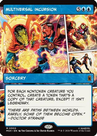 Multiversal Incursion (MSH-300) [Marvel Super Heroes] MTG Single Wizards of the Coast