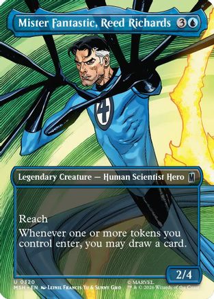 Mister Fantastic, Reed Richards (MSH-320) [Marvel Super Heroes] MTG Single Wizards of the Coast