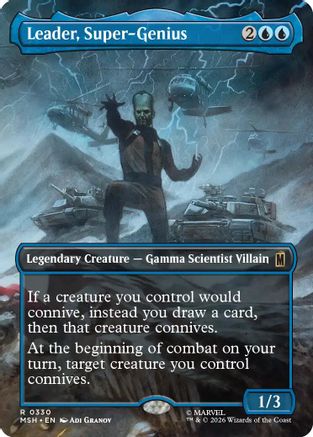Leader, Super-Genius (MSH-330) [Marvel Super Heroes] Foil MTG Single Wizards of the Coast