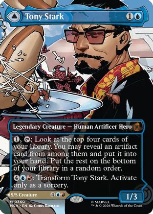 Tony Stark (0350) (MSH-350) [Marvel Super Heroes] MTG Single Wizards of the Coast