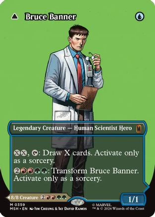 Bruce Banner (0359) (MSH-359) [Marvel Super Heroes] Foil MTG Single Wizards of the Coast
