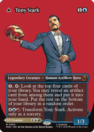 Tony Stark (0363) (MSH-363) [Marvel Super Heroes] MTG Single Wizards of the Coast