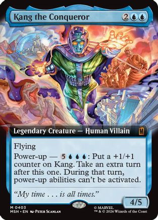 Kang the Conqueror (MSH-403) [Marvel Super Heroes] Foil MTG Single Wizards of the Coast