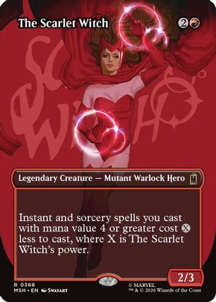 The Scarlet Witch (MSH-368) [Marvel Super Heroes] MTG Single Wizards of the Coast
