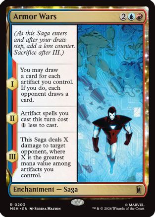 Armor Wars (MSH-203) [Marvel Super Heroes] Foil MTG Single Wizards of the Coast