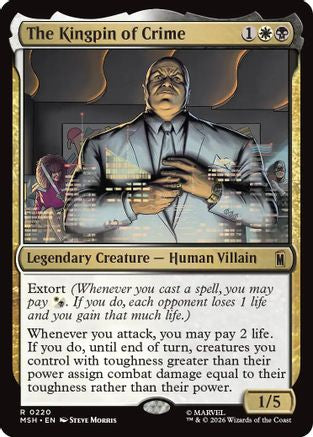 The Kingpin of Crime (MSH-220) [Marvel Super Heroes] MTG Single Wizards of the Coast