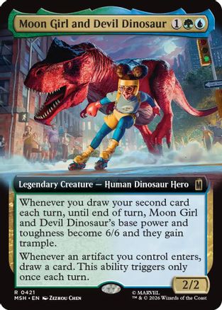 Moon Girl and Devil Dinosaur (MSH-421) [Marvel Super Heroes] MTG Single Wizards of the Coast