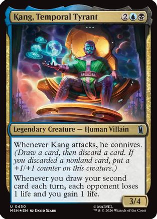 Kang, Temporal Tyrant (Surge Foil) (MSH-450) [Marvel Super Heroes] Foil MTG Single Wizards of the Coast