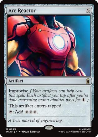 Arc Reactor (MSH-243) [Marvel Super Heroes] MTG Single Wizards of the Coast