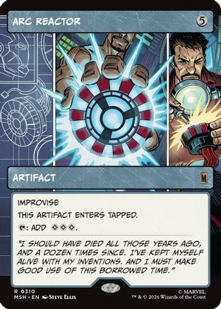 Arc Reactor (MSH-310) [Marvel Super Heroes] Foil MTG Single Wizards of the Coast