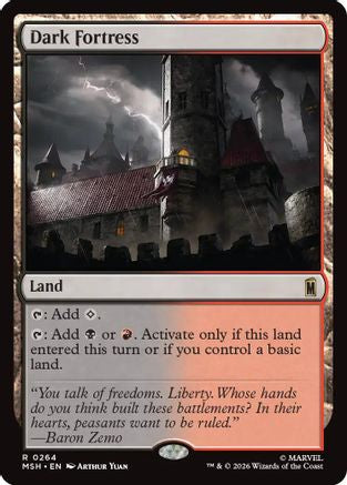 Dark Fortress (MSH-264) [Marvel Super Heroes] MTG Single Wizards of the Coast