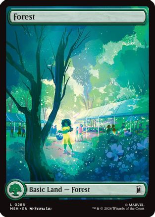 Forest (0286) (MSH-286) [Marvel Super Heroes] MTG Single Wizards of the Coast