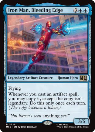 Iron Man, Bleeding Edge (MSC-626) [Commander: Marvel Super Heroes] MTG Single Wizards of the Coast