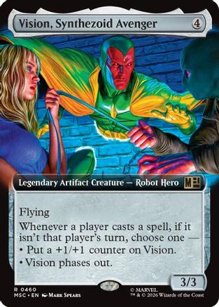 Vision, Synthezoid Avenger (MSC-460) [Commander: Marvel Super Heroes] MTG Single Wizards of the Coast