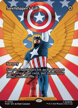 Steelshaper's Gift (MAR-050) [Marvel Universe Eternal-Legal] MTG Single Wizards of the Coast
