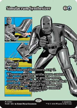 Simulacrum Synthesizer (MAR-061) [Marvel Universe Eternal-Legal] MTG Single Wizards of the Coast