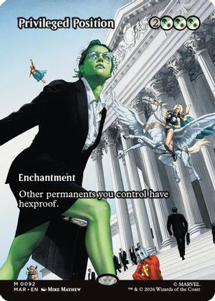 Privileged Position (MAR-092) [Marvel Universe Eternal-Legal] MTG Single Wizards of the Coast