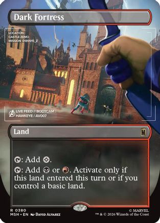 Dark Fortress (MSH-380) [Marvel Super Heroes] Foil MTG Single Wizards of the Coast