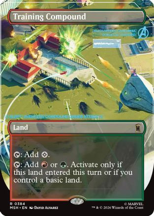 Training Compound (MSH-384) [Marvel Super Heroes] MTG Single Wizards of the Coast