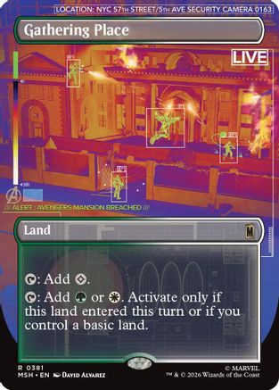 Gathering Place (MSH-381) [Marvel Super Heroes] MTG Single Wizards of the Coast