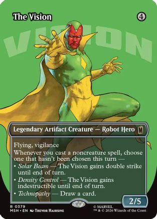 The Vision (MSH-379) [Marvel Super Heroes] MTG Single Wizards of the Coast